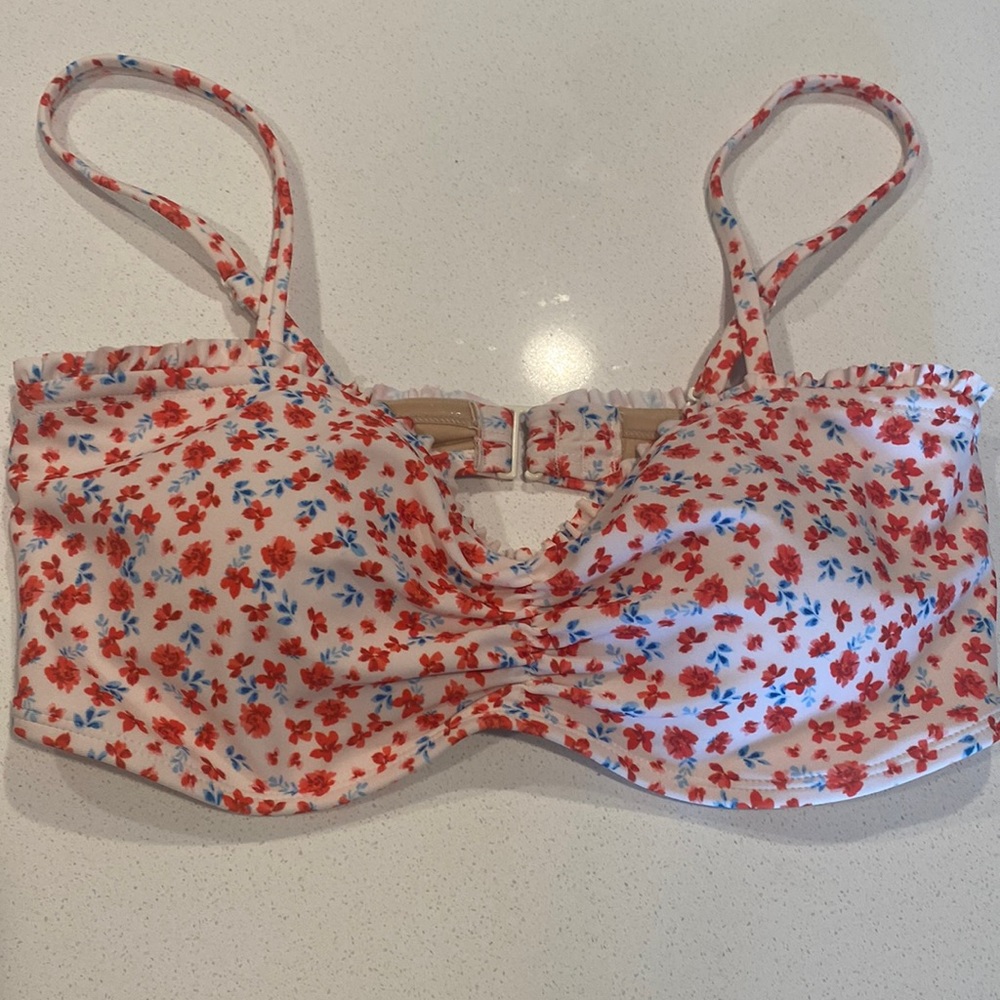 Large Bikini top with removable straps